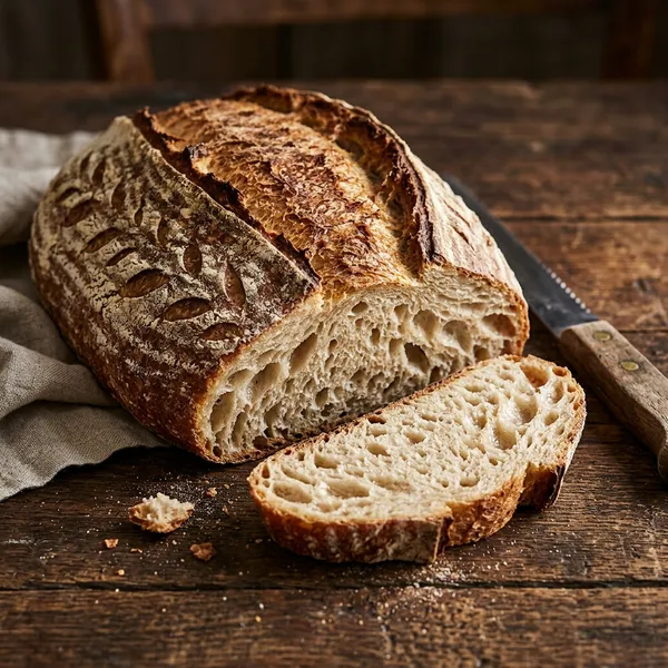Pan de masa madre: Fermentación de 24 horas